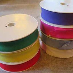 100% cotton 25mm bias binding tape in a variety of colours