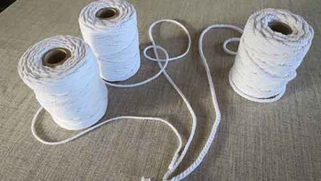 cotton piping cord, available in three sizes: 3mm, 4.5mm & 6mm