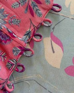 Fabric loops aren't difficult and are an attractive alternative to buttonholes.