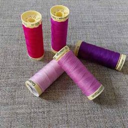 Gutermann Sew-All Pink and Purple Colours