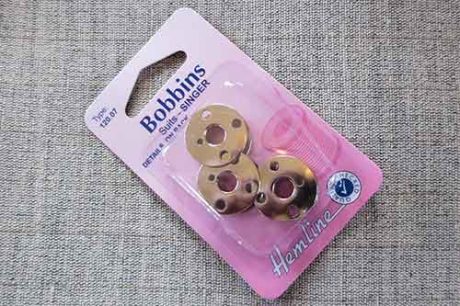Metal bobbin, 66K (Singer)