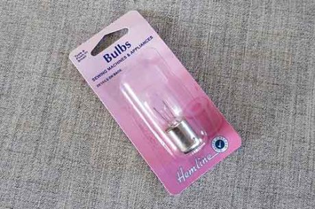 Sewing machine bulb, bayonette, small