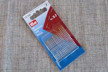 Prym sewing needles, sharps nos. 3 - 7