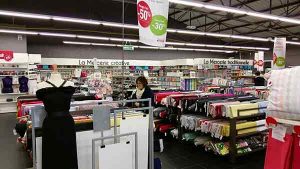 Mondial Tissus, Tarbes: a fabric and haberdashery heaven we, in Ireland, can only dream of.