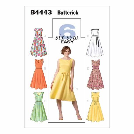 B4443 Misses'/Misses' Petite Dress