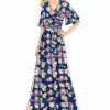 B6446 Misses' Pleated Wrap Dresses with Sash