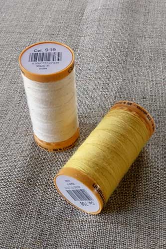 Gutterman 100% cotton tacking thread