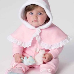 B6372 Infants' cape, vest, bunting and pants
