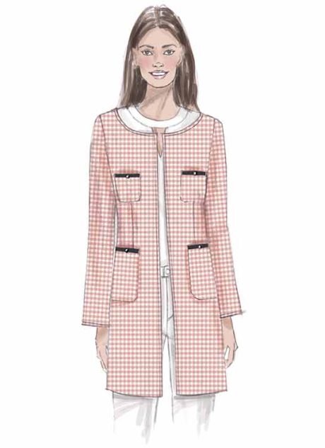 B6382 Misses' jacket