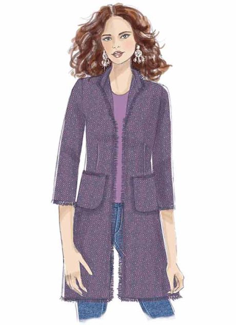 B6382 Misses' jacket