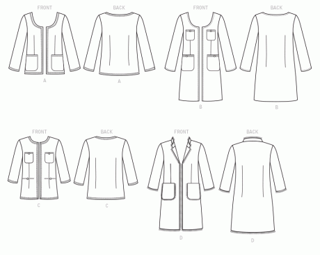 B6382 Misses' jacket