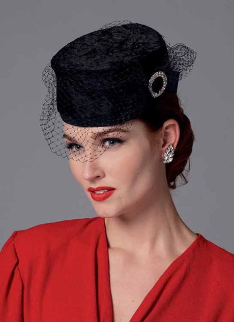 B6397 Vintage-inspired hats