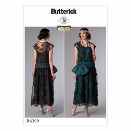 B6399 Misses' 1920's inspired dress