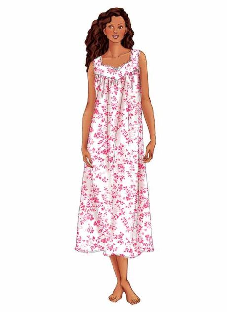 B6838 Misses' / Misses' petite nightgown