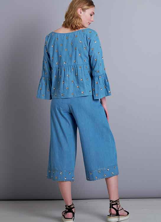 M7758 Misses’ Top and Pants 6 - Sew Irish