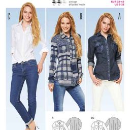 Burda Style B6849 Top, Shirt & Blouse Sewing Pattern