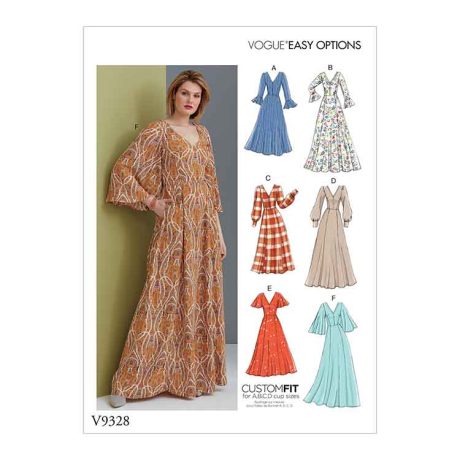 V9328 Misses' Dress