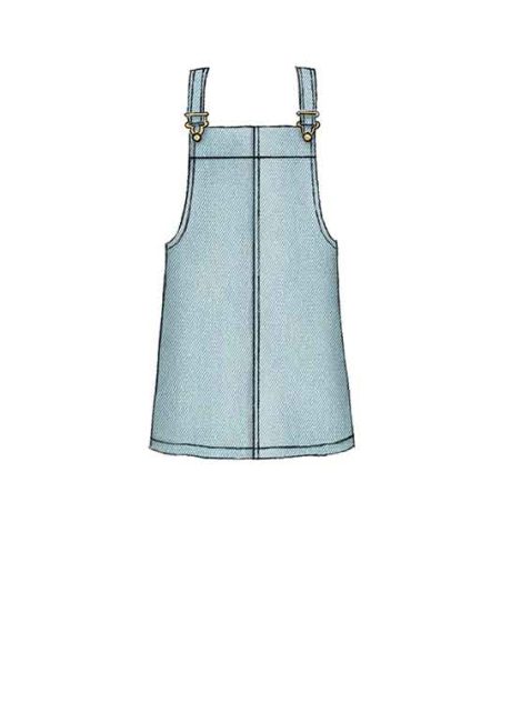 M7831 Misses' Jumpers (Pinafore Dresses)