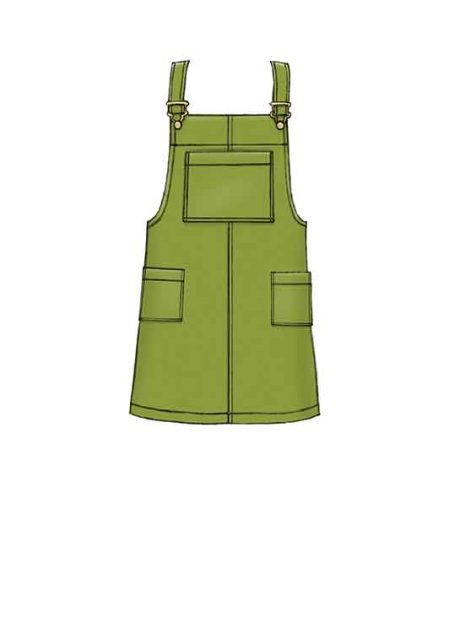 M7831 Misses' Jumpers (Pinafore Dresses)