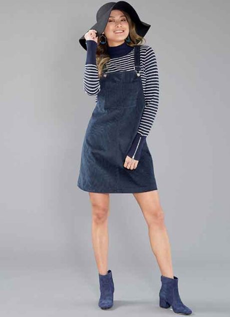 M7831 Misses' Jumpers (Pinafore Dresses)