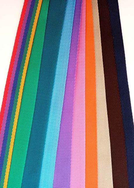 Polypropylene webbing, 25mm (choice of colours)
