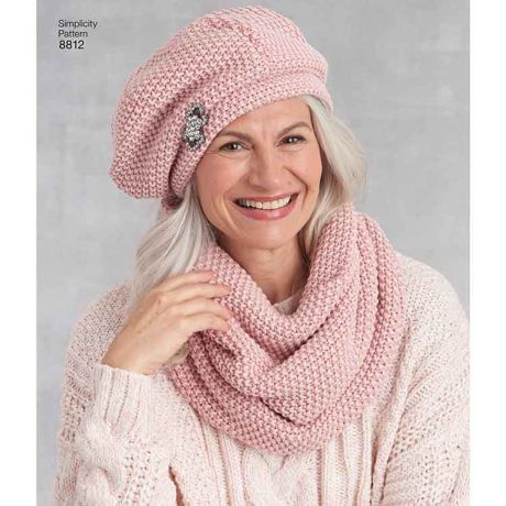 Simplicity 8812 Misses Cold Weather Accessories