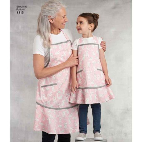 Simplicity 8815 Child's and Misses' Apron