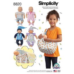 Simplicity 8820 15" Baby Doll Clothes