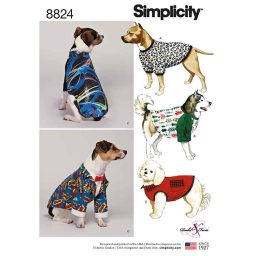 Simplicity 8824 Dog Coats in Three Sizes