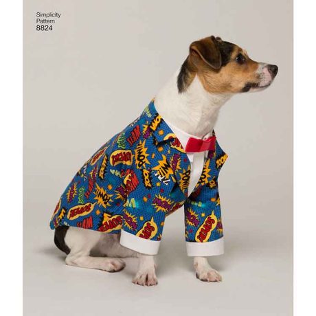 Simplicity 8824 Dog Coats in Three Sizes