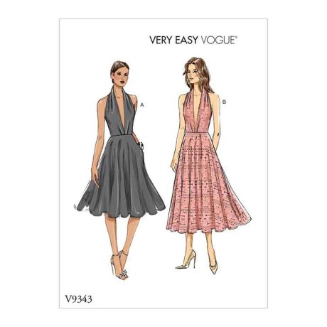 V9343 Misses' Dress