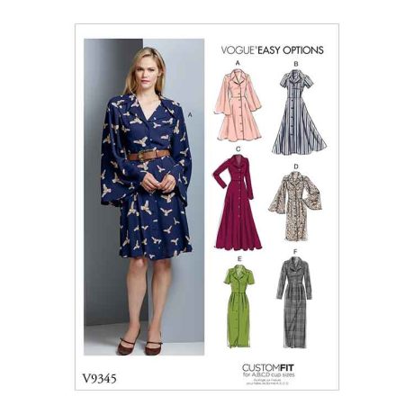 V9345 Misses' Dress