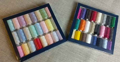 Coats Moon thread, 24 assorted colours
