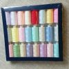 Coats Moon thread, 24 assorted colours