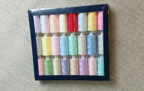 Coats Moon thread, 24 assorted colours