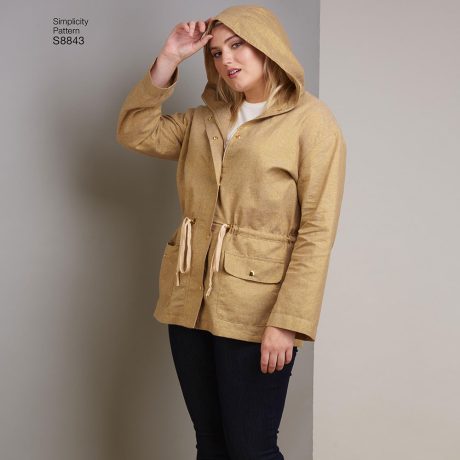 Simplicity 8843 Misses' Anorak Jacket