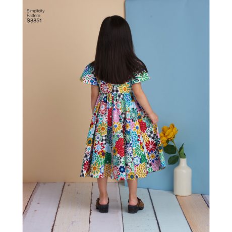 Simplicity 8851 Child's Dresses