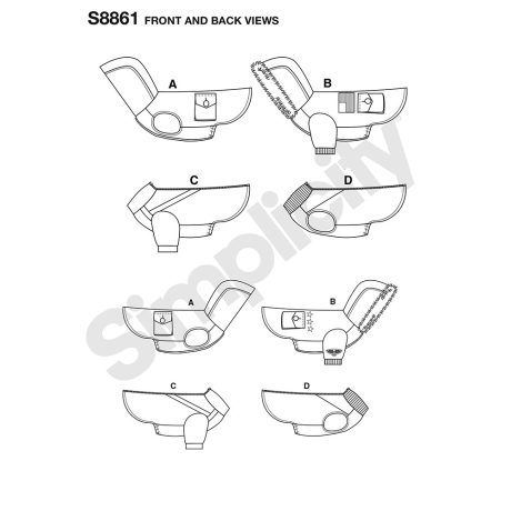 Simplicity 8861 Dog Coats