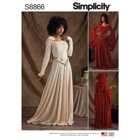 Simplicity 8866 Misses'/ Miss Petite Knit Costumes