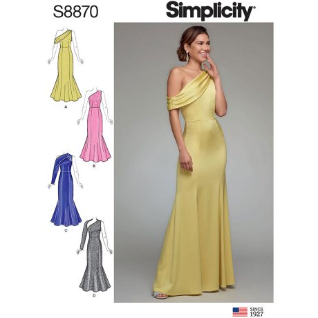 Simplicity S8870 Misses'/Miss Petite Dress