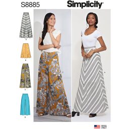 Simplicity S8885 Misses' Skirt and Pants
