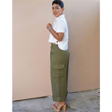 Simplicity S8889 Misses' Shirt and Wide Leg Pants