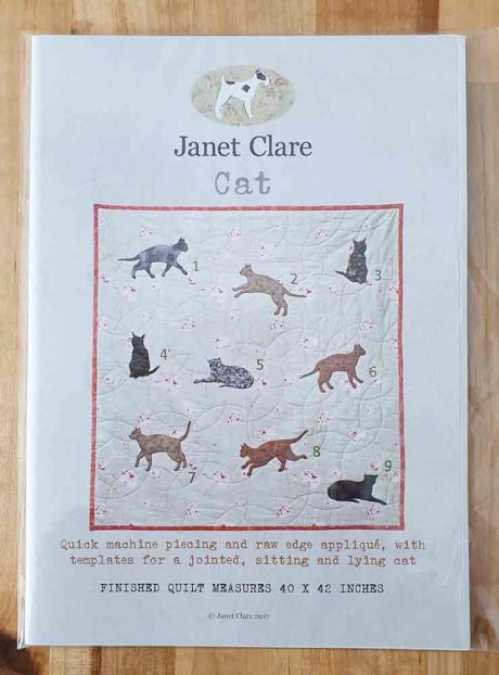 Janet Clare quilt pattern: Cat