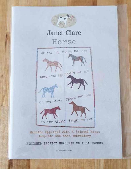 Janet Clare quilt pattern: Horse
