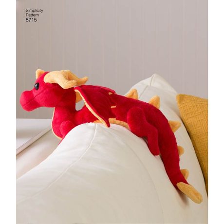 Simplicity 8715, Stuffed Dragons