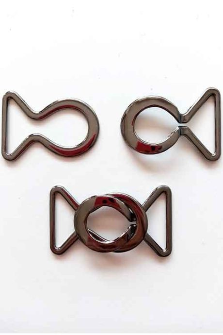 Belt Clasp Buckle: 52mm, Silver