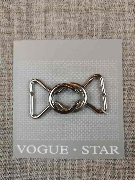 Belt Clasp Buckle: 55mm, Silver