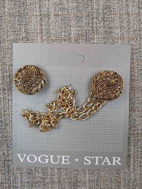 Cloak Chain, 130mm (Silver or Gold)