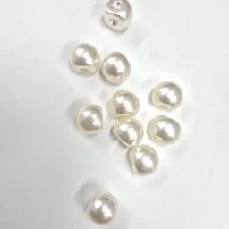 Faux pearl buttons, 12mm (pack of 10)