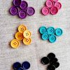Vintage 4-hole coat buttons (15mm, 23mm & 28mm)